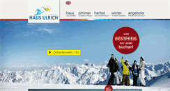 Desktop Screenshot of hausulrich.at